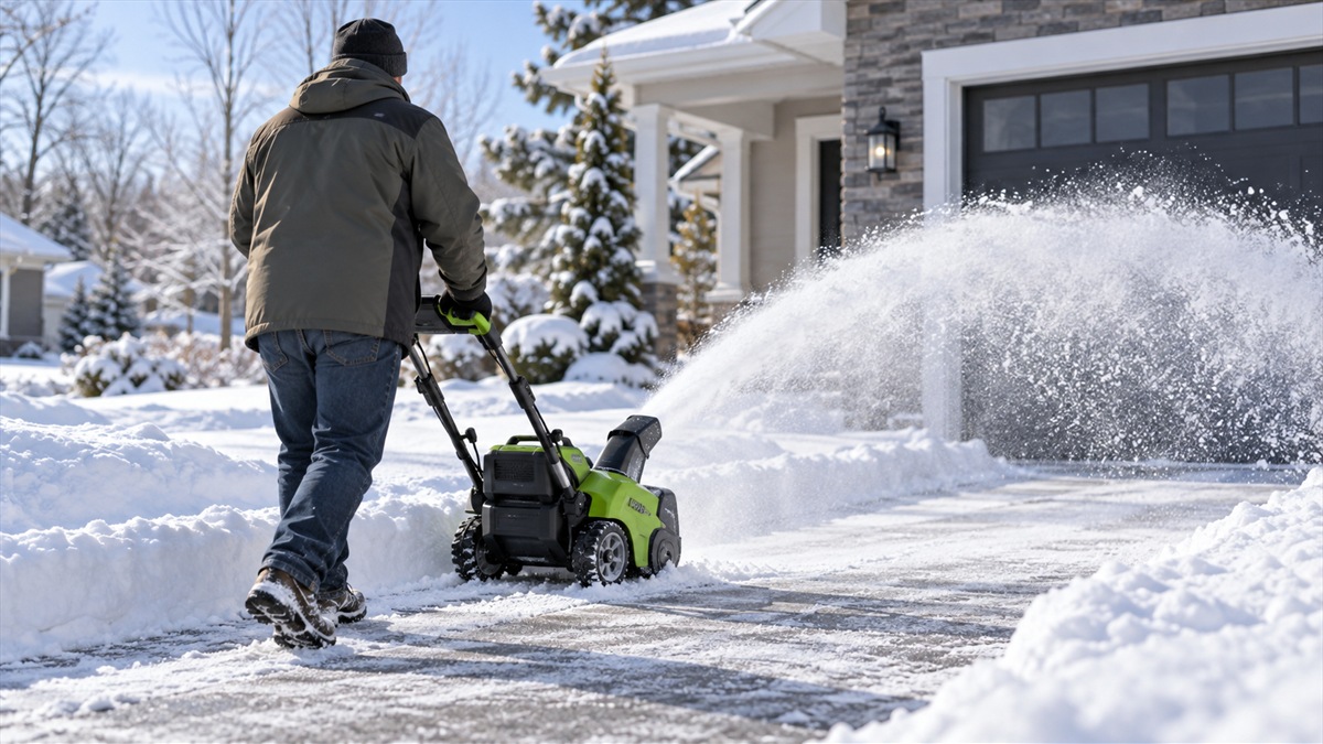 Greenworks 20 inch electric snow blower