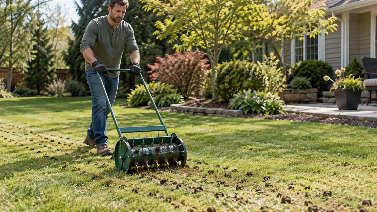How to Aerate a Lawn Yourself