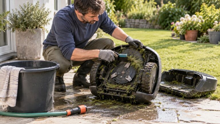 How to Clean a Robot Lawn Mower