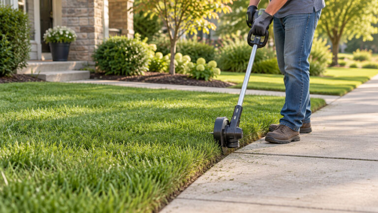 How to Edge a Lawn With a String Trimmer: Steps and Checks