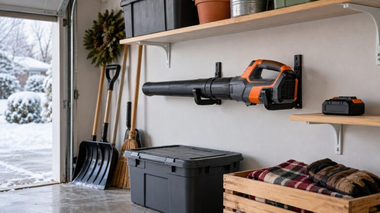 How to Store a Cordless Leaf Blower for Winter