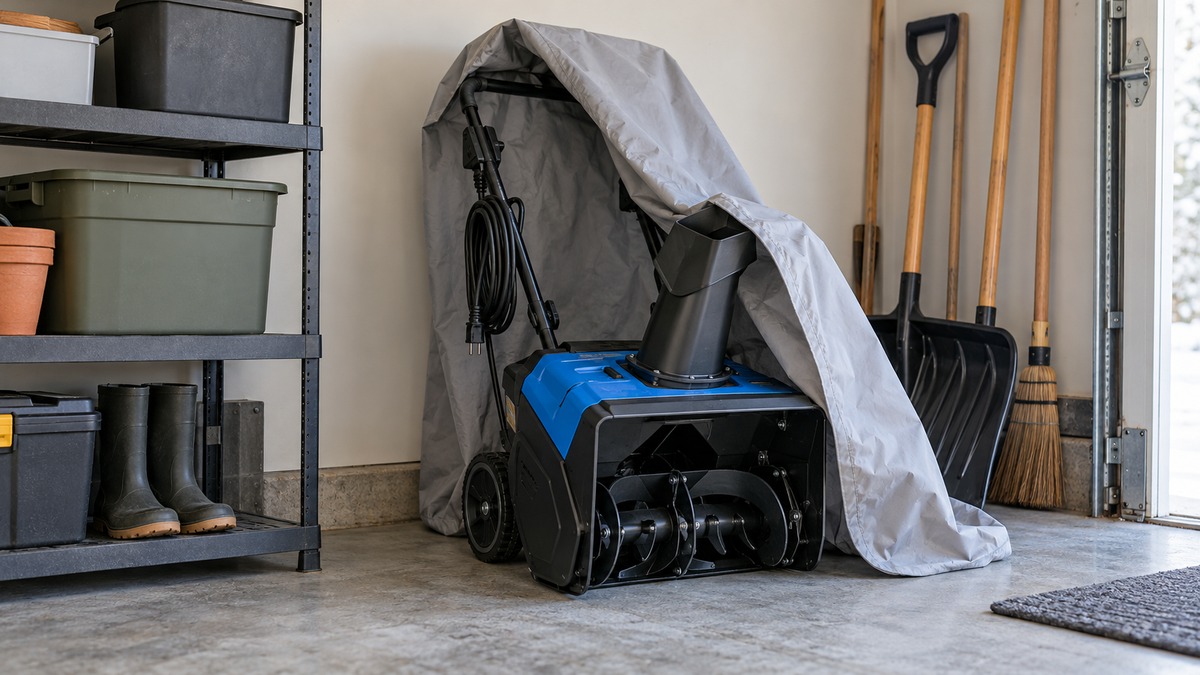 How to Store an Electric Snow Blower Off Season
