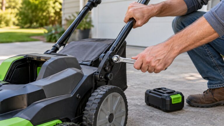 How to Tighten a Loose Mower Handle