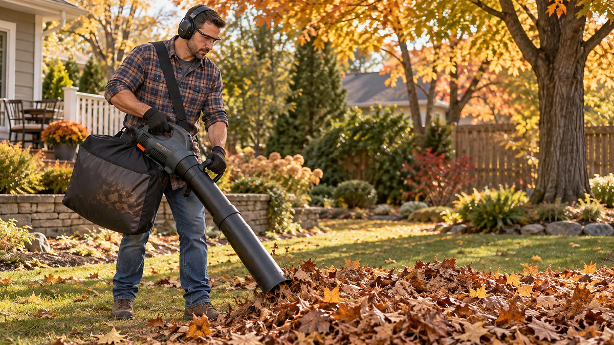 How to Use a Leaf Vacuum Mulcher