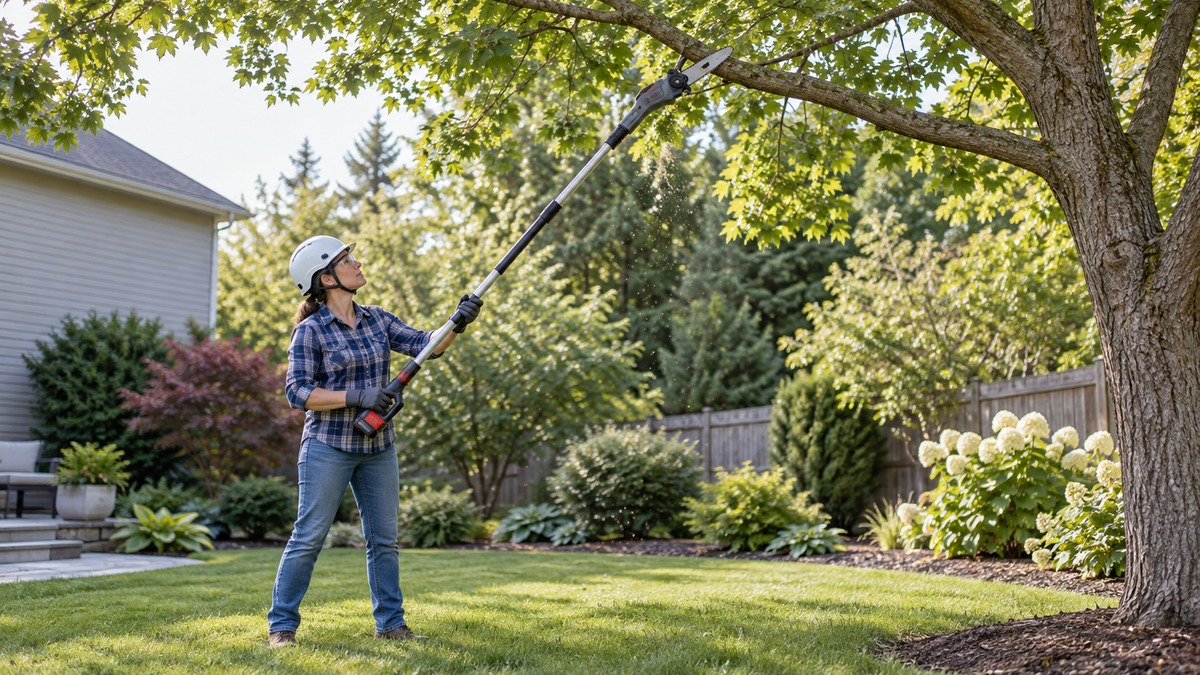 How to Use a Pole Saw Safely
