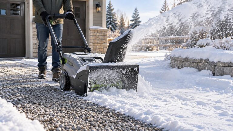 Best Battery Snow Blower for Gravel Driveway