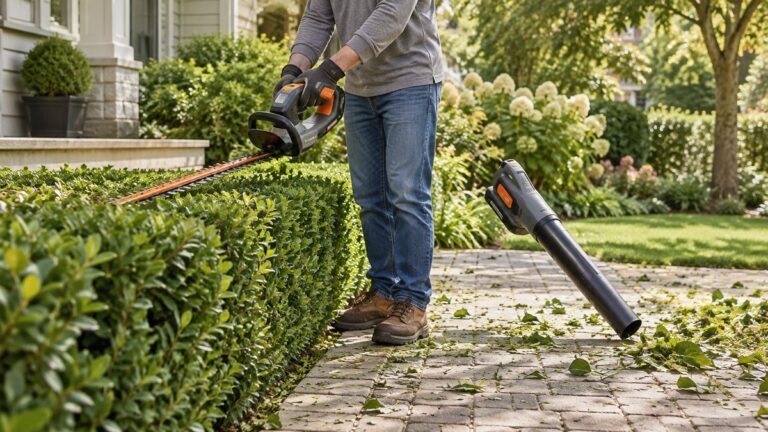 Best Cordless Hedge Trimmer and Blower Combo