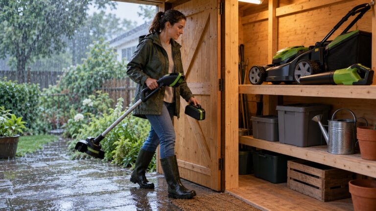 Protecting Cordless Yard Tools From Rain