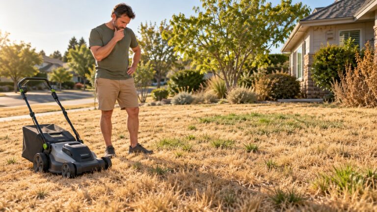 Should You Mow a Lawn During a Drought?
